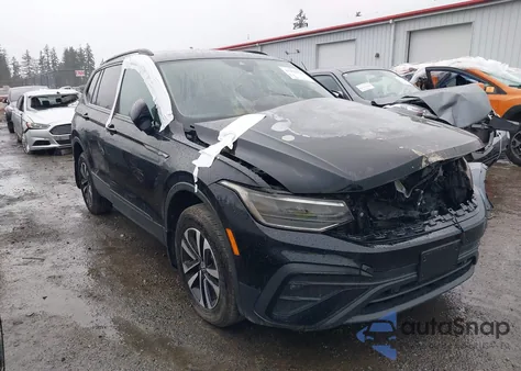 2024 Volkswagen Tiguan 2.0T S из США, поврежденный, VIN 3VVFB7AX9RM194113